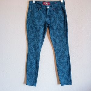 LUCKY BRAND Women's flower Jeans Charlie Skinby